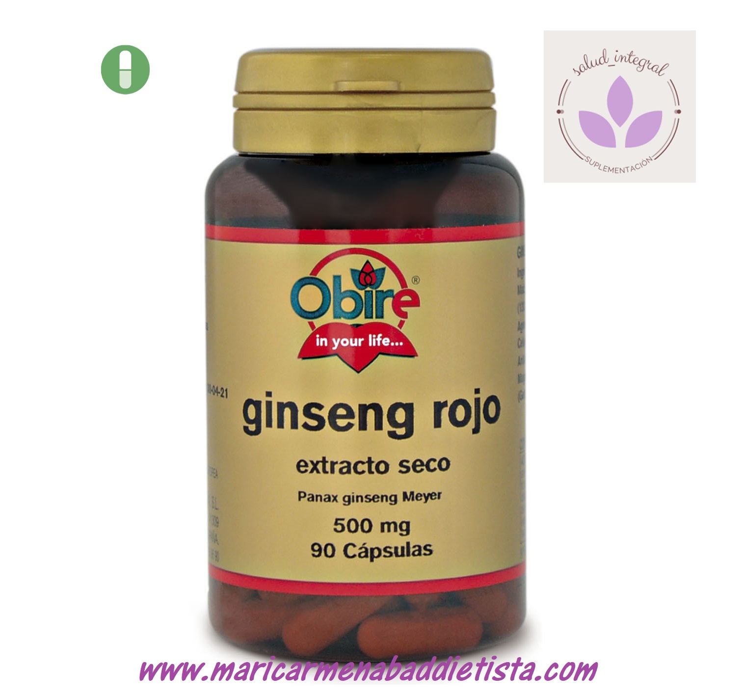 70626OB4003-GINSENG-ROJO-500-MG